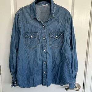 GAP Light Blue Denim Shirt